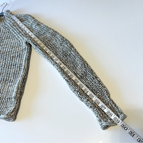 Madewell Vernon Marl Cotton Mock Neck Pullover Sweater, women’s size XS - Picture 6 of 12